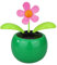 Anawakia Solar Wackel Blume Wackelblume Solarblume Solar Wackelblume Blume für Auto Balkon Solarblume Wackelblume (Grün)