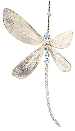 Tubayia Cortinilla de cristal para ventana con colgante Feng Shui, ornamentos de decoración de pared