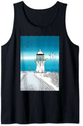 Cape Reinga Lighthouse New Zealand Tank Top