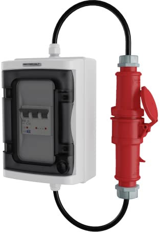 Verlängerungskabel 16A mit Sicherung C16 3P Doktorvolt