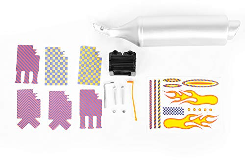 Bike Turbo Pipe, Fahrrad Speichen Sound Maker Motocards Fahrradauspuff, Fahrradauspuffanlage Auspuff Kinder Kit