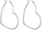 PURELEI® Big Love Ohrringe (Silber) – Damenohrringe aus langlebigem Edelstahl – Wasserfeste Ohrringe Damen – 44,5 x 42 mm – Modeschmuck für deinen individuellen Look