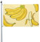 Bananen-Flagge, 90 x 150 cm, doppelseitig, Gartenflaggen, Willkommensflaggen, Banner, Dekoration für Hof, Veranda, Rasen