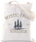 BAUNA Vampire TV Show Merchandise Tote Bag TVD Enthusiasten Geschenk Vampir Liebhaber Geschenk Mystic Falls Virginia Est 01864 Umhängetasche für Fans, Mystic Falls Tragetasche, 32*37CM
