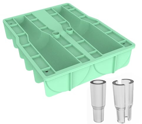 Ice Cube Trays, Cylinder Ice Cube Tray, Portable Integrated Ice Mould Trays, Large Capacity Whisky Ice Ball Maker, Cocktail Ice Cube Tray for Making Ice Cubes