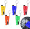 Lot de 5 porte-clés marteau d'urgence pour voiture - Coupe-ceinture - Mini marteau d'urgence 3 en 1 - Porte-clés de sécurité pour voiture - Brise-vitre - Coupe-ceinture de sécurité - Sifflet d'urgence