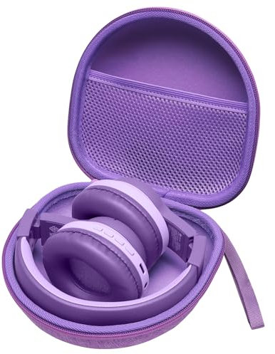 L LTGEM Carrying Case for iClever BTH12 BTH03 HS14 HS19 / EarFun K1 Kids Bluetooth Headphones - Portable Travel Bag (Case Only)