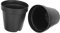 Milisten 2St Hyazinthen Blumentopf blumentöpfe blumenkübel stieltopf plasure ziernieten Pflanzenbehälter Mini-Pflanzgefäß Mini-Töpfe dekorativer Blumentopf runder Blumentopf Plastik Black