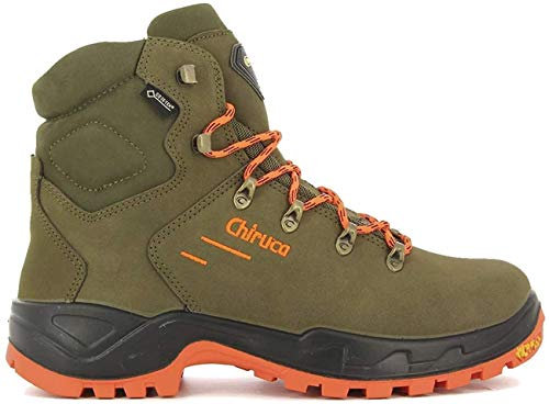 CHIRUCA Game force hi vis 38 para senderismo,trekking, montaña y caza,impermeables, forro goretex (Verde, Sistema tallas calzado EU, Adulto, Hombre, Números, mediano, 39)