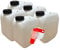 Lot de 5 x Jerrican Bidon Plastique 5 L litres avec Bouchon Étanche et 1 Robinet Verseur– Idéal pour Liquides Alimentaires et Techniques – Durable et Réutilisable