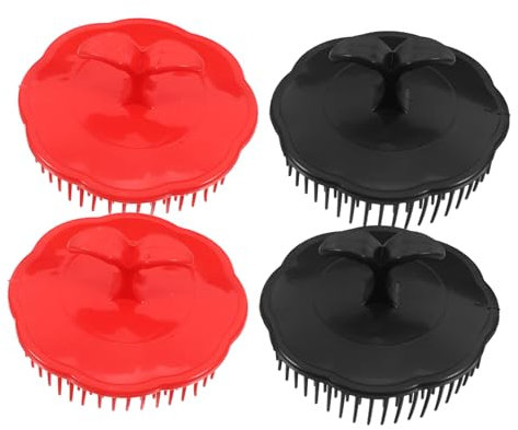 HAPINARY Massagebürste Für Kopfhaut Haarwaschbürste Aus Kunststoff Shampoo-bürste Für Dusche Peeling-bürste Zur Kopfhautpflege Schuppenbürste Für Sanfte Reinigung