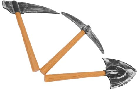 MUSISALY 3-teilige Falsche Spitzhacke Schaufel Modell Für Halloween Karneval Bühnenauftritt Requisite