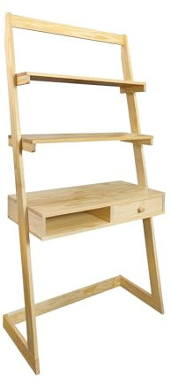 American Trails Freestanding Ladder Desk with Drawer, Natural