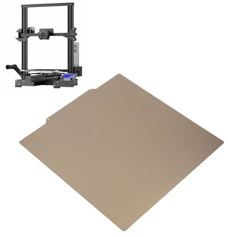 Placa de Construcción de PEI para Impresora 3D, Texturizada de Adhesión Fuerte, 320x310 mm, Compatible con Ender 3, CR 10 V2