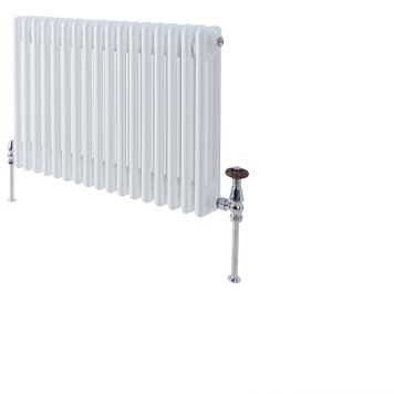 Hudson Reed Regent - Radiador en Estilo Hierro Fundido 500mm x 785mm en Blanco