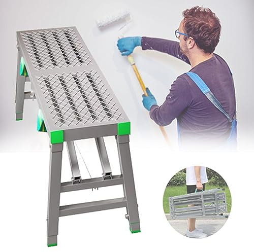 XXLNBJKA Chaise de bibliothèque Pliante en Bois Massif à 4 marches, Double Usage, escabeau et Tabouret, escabeau Pliable pour Grimper et Exposer des Fleurs, Marron, 46 x 35 x 90 cm