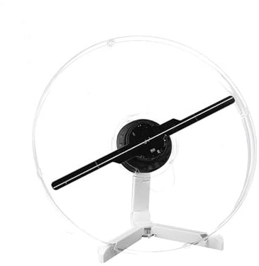 YXZKJZJ 32CM 3D Hologramm Fan Tisch Mini Holographische Projektor 720X720 Werbung Display for Business,Bar,Halloween Festival-Werbedisplay