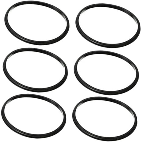 JECOMPRIS 6pcs Reusable Water Bottle Seal Rings Silicone Gaskets for Leakproof Travel Cups Fit for Various Bottles Easy to Install Replacement Rings Stylish Design