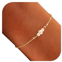 RMMD Perlenarmband-Kupferarmband Damen Armband Damen Gold/Silber Perlen Armbänder-Armband/GoldSilber Schmuck für Frauen Eleganter Alltagsschmuck Als Kreatives Geschenk für Frauen Mama Freundin