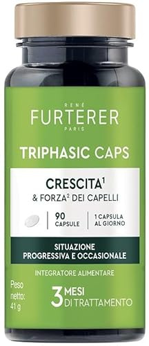Triphasic Caps gegen Haarausfall, Wachstum und Stärke, 90 Kapseln René Furterer