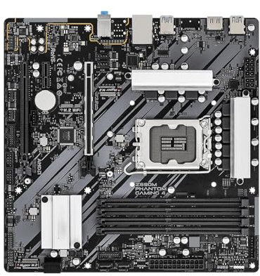Motherboard Scheda madre Fit For ASRock Z690M PHANTOM GAMING 4 Supporta CPU i9-14900K i7-12700K i5-12400F LGA1700 4xDDR4 M.2 NVME HDMI PCIe .0 mATX