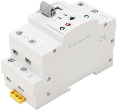 ZenithAur Generator-Umschalter 40 A 2P 690 VAC, automatischer Dual-Power-Transferschalter für unterbrechungsfreie Stromversorgung, elektrischer Wahlschalter der PC-Klasse 50/60 Hz