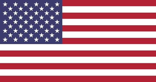 DIPLOMAT Flagge Vereinigte Staaten von Amerika | Querformat Fahne | 0.06m² | 18x35cm für Flags Autofahnen