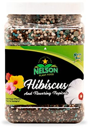 Nelson Hibiscus and Flowering Tropicals in contenitore a terra per interni ed esterni NutriStar 10-4-12 (0,9 kg)