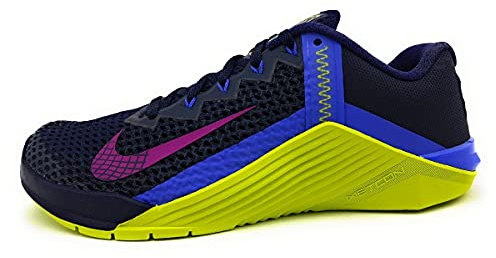 Nike Damen Metcon 6 Gymnastics Shoe, Blue Red Plum Cyber Sapphire, 41 EU