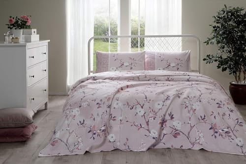 Özdilek Ranforce Piqué-Set Ivy Rose für Doppelbett