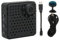 cigemay Caméra de Sécurité Intérieure, Télécommande Mini Caméra WiFi HD 1080P avec Vision Nocturne Infrarouge, Détection de Mouvement, Objectif Grand Angle 155 Degrés, Batterie Rechargeable Intégrée
