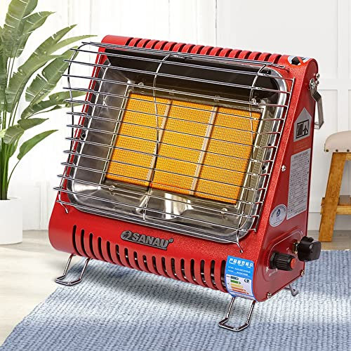 YKYR Camping Heizung Mit Griff Gas Heizstrahler Tragbare Gasheizung Butan Gasheizstrahler Mobiles Gas Heizgerät Für Zuhause Camping Barbecue (Size : Natural Gas)