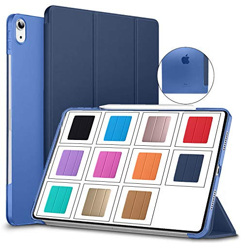 DuraSafe Cases Para iPad PRO 11 pulgadas 1 Gen 2018 [ PRO 11 1st ] A1980 A1934 A2013 A1979 Delgado Ligero Protector Frosted PC Doble Ángulo Soporte Frontal y Cubierta Trasera - Indigo