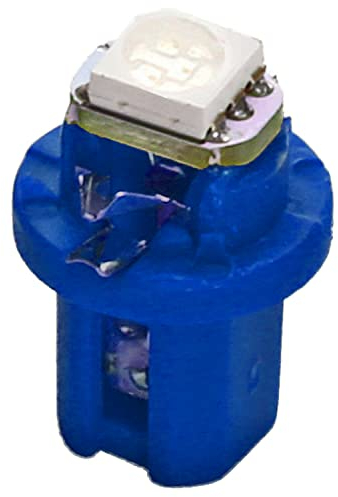 4 x B8.5d Tacho Beleuchtung LED 5050 SMD BAX10D high Power Blau Umbauset kompatibel für VW Passat 35i 3A B3 B4