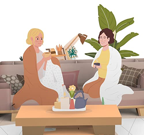MOKIO® Pop-Up Karte – Beste Freundinnen – 3D Gutschein zum Geburtstag für Zeit mit der besten Freundin, Geburtstagskarte Freundschaft