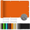 Sonnensegel Rechteckig 2 x 2.5 m Rechteckig Wasserdicht UV Schutz Sonnenschutz Markise Mit Ösen Und Kordel für Balkon Terrasse Garten, Orange