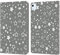 Head Case Designs Estrellas Colección Navideña de Plata Carcasa de Cuero Tipo Libro Compatible con Apple iPad Air 2020/2022
