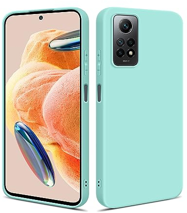 HSP Hülle für Xiaomi Redmi Note 12 Pro 4G [Staubabweisend] Handyhülle | Premium TPU Silikon Case Schutzhülle | Kratzfest Stoßfest Fallschutz | Kameraschutz Displayschutz | Passgenau Dünn Matt | Türkis