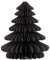 coopz Weihnachtsschmuck Papier Tanne 31 cm rund Aufsteller Weihnachten Baumschmuck, Farbe:anthrazit