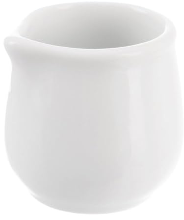 orion group Mona Pot à lait en porcelaine Blanc 5 x 4,5 cm 40 ml