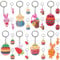 Acuiwer 20 stück Ostern Schlüsselanhänger Cartoon Schlüsselanhänger Silikon Mini Schlüsselanhänger Set für kinder Party Mitgebsel für Jungen Mädchen
