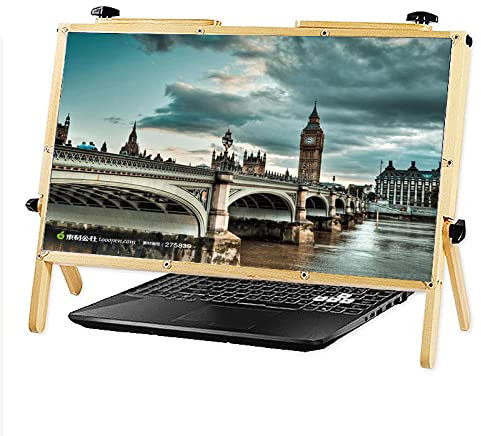 Computer-Bildschirmlupe für Laptop 2022, 22-Zoll-Vergrößerungsbildschirm für Computermonitor, 3-fache Vergrößerungsglas-Leselupe, tragbarer Tablet-Vergrößerungsprojektor (natürlic