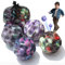 DEUXYU Jump Ball, 4 STK Mond Ball, Hohe Springball für Kinder, Gummiball Jumpball Mondball Spaceballs, Moon Ball, Bouncing Ball, Space Ball