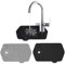 TAIHOBO 2PCS Wasserhahn Abtropfmatte, 24,5×15,3cm Sink Splash Guard, Faucet Drain Pad für Wasserhähne bis zu 7,5cm, Silikon Abtropfmatte Spüle, Zur Vermeidung von Schmutzablagerungen in Mauerfugen