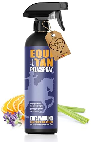 florage EQUITAN Relaxspray für Pferde, Beruhigung in Stresssituationen, Für Transport, Turnier & Ausritt, Mit Ätherischen Ölen, Vegan, 500ml
