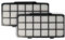 vhbw 2x Filtre post-moteur compatible avec Rowenta Silence Force Cyclonic Parkett RO7236, RO7230, RO7230EA aspirateur - Filtre EPA
