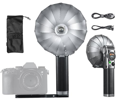 GODOX Lux Master Retro-Kamerablitz GN25 6000K土300K 2.4G Wireless Sync TTL Auto Flash mit Touchscteen Drehbarem Blitzkopf Kompatibel mit Sony Canon Fuji Nikon Panasonic Olympus