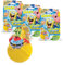 INKEE SpongeBob 3er Pack - Badebomben Kinder mit Überraschung - SpongeBob Schwammkopf Figuren zum Sammeln - 3x Badekugeln 80g mit Burgergummi-Aroma und Jojobaöl, Türkis oder Gelb