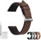 TODYSTRAP Cinturino Orologio Pelle 20mm, Cinturini Orologio Uomo Marrone, Cinturini per Orologi di Ricambio, Cinturino Smartwatch con Fibbia in Acciaio Inossidabile, 18mm 20mm 22mm 24mm