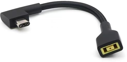 High Performance DC Tip Slim Square Female to 3 Pin Power Adapter Cable for Razer Blade Pro 17/15 Model